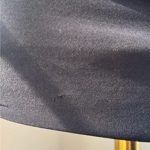 Y2K Baddie, Black Halter Extra mini, mini dress! Silver beading. By Icon size M - Picture 8 of 9